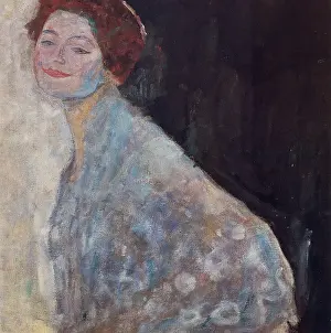 Golden Whispers: The Klimt Collection: Lady in white