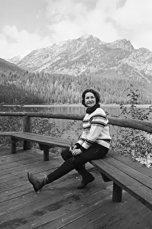 Ladybird Johnson at Jackson Lake