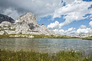 Laghi dei Piani lake, Sexten Dolomites, South Tyrol, Italy