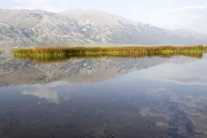 Lakeland Prints: Lago del Matese lake in the Parco del Matese regional park