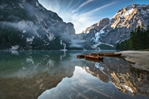 Images Dated 25th September 2015: Lago di Braies - Dolomite Alps