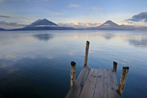 Lake Atitlan, volcanoes, Toliman volcano, Atitlan volcano, San Pedro volcano Lake Atitlan, volcanoes, Toliman volcano, Atitlan volcano, San Pedro volcano