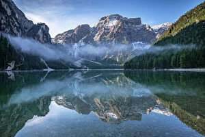 Lake Braies Dolomite Alps Italy