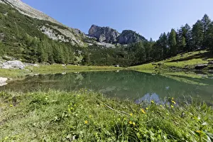 Mountain Lake Prints: Lake Brunnsteinersee, Wurzeralm alp