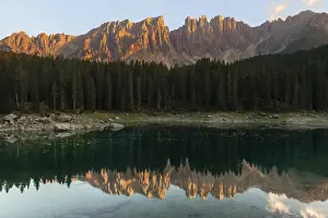 Trentino Prints: Lake Carezza and Latemar