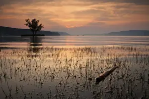 Konstanz Prints: Lake Constance shortly after sunset