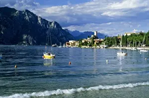 Naval Prints: Lake Garda, Italy, Europe
