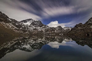 Images Dated 7th May 2014: Lake Gosaikunda at night. Himalayas, Nepal