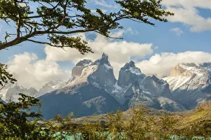 Prints of Lake Pehoe and The Horn mountains, Torres Del Paine National Park, Patagonia, Chile Torres Del Paine National Park, Chile, South America Prints: Lake Pehoe and The Horn mountains, Torres Del Paine National Park, Patagonia, Chile