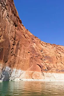 Rock Face Gallery: Lake Powell, Glen Canyon National Recreation Area, Arizona, USA