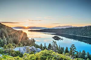 Images Dated 14th July 2015: Lake Tahoe Emerald Bay Sunrise
