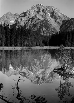 Lac0049 Prints: A Lake In Tetons, Wyoming