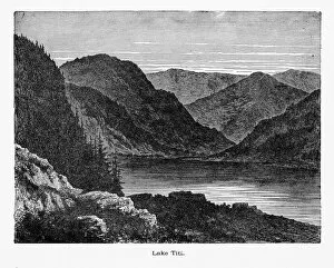 Images Dated 26th September 2016: Lake Titisee in Black Forest, Baden-WAOErttemberg, Germany, Circa 1887