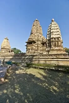 Images Dated 25th December 2015: Lakshmana Temple, Khajuraho Temples, Chhatarpur District, Madhya Pradesh, India