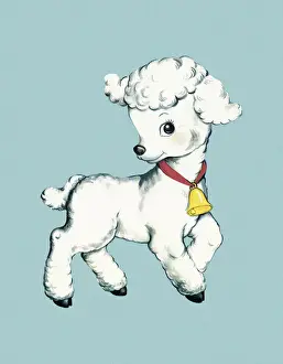 Lamb Wearing Bell