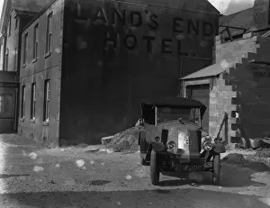 Prints of circa 1926: The hotel at Lands End, in Cornwall. (Photo by Fox Photos/Getty Images) Timeless Treasures: Iconic Black and White Prints from the Fox Photo Library: Lands End