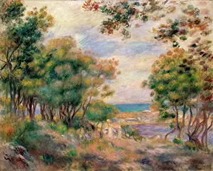 Oil Painting Prints: Landscape at Beaulieu, 1899. Artist: Pierre-Auguste Renoir