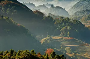 Images Dated 1st January 2012: Landscape of Doi Ang Khang, Chiangmai, Thailand