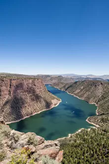 Images Dated 23rd June 2013: Landscape with Green river, Flaming Gorge National Recreation Area, Utah, USA