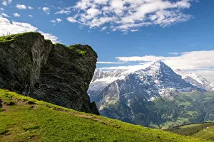 Images Dated 28th June 2014: Landscape of the Grindelwald-First hiking route