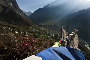 Images Dated 20th April 2012: Landscape of Lachung area, North Sikkim, India