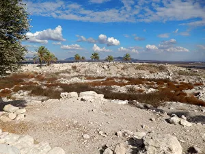 Horizon Over Land Collection: Landscape on Megiddo Mound & the valley of Jezreel