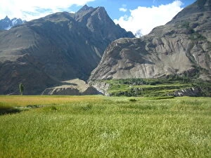 Landscape near Askole in Karakorum mountain range