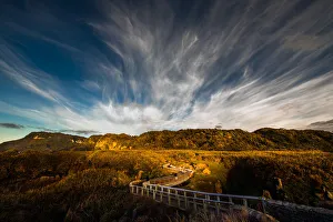 Images Dated 10th December 2012: landscape over New Zealand coastal line