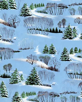 Pattern Artwork Illustrations Gallery: Landscape Pattern