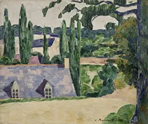 Prints of Landscape at Pont-Aven, 1889. Found in the collection of the Van Gogh Museum, Amsterdam. (Photo by Fine Art Images/Heritage Images/Getty Images) Echoes of Genius: Timeless Reproductions of a Master’s Vision: Landscape at Pont-Aven, 1889. Artist: Bernard, Émile (1868-1941)