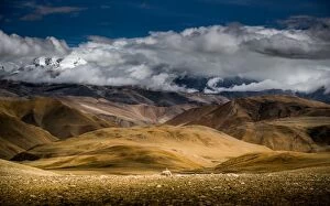 Landscape scene of Himalayas range in Tibet