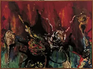 Oil Painting Prints: Landscape with Tales of the Sea Plants