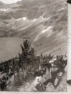 Landscape View of Mountains and Lake