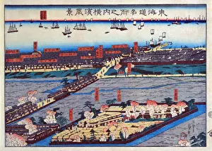 Port Prints: Landscape View of Yokohama