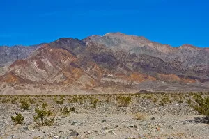 Images Dated 29th September 2017: Landscape with West Side Road, Death Valley National Park, California, USA