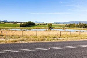 Images Dated 27th October 2012: The landscape of the winelands outside of Wellington, Western Cape, South Africa