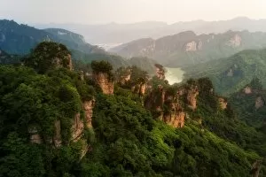 Images Dated 18th May 2017: The Landscape of Zhangjiajie National Forest Park, Hunan, China