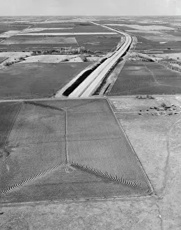 Kansas Prints: Four Lane Superhighway