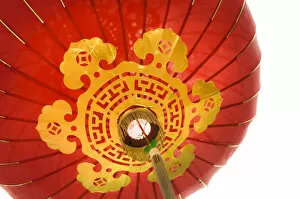 Lantern in the Chinese Assembly Hall, Chinatown, Kuala Lumpur, Malaysia, Southeast Asia
