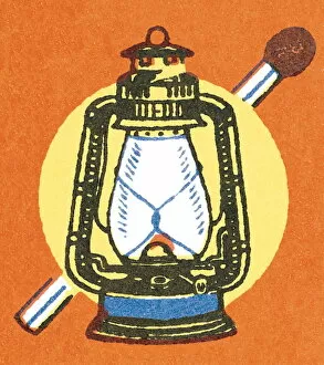 Two Objects Collection: Lantern and match