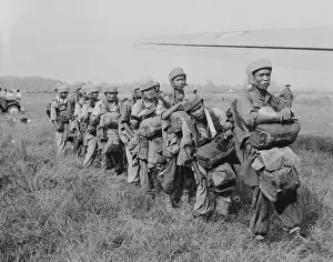 Saigon Prints: Laotian Soldiers on Field Trek