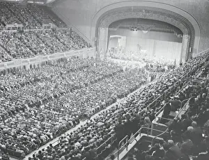 Cleveland Prints: Large Audience for Herbert Hoover Address