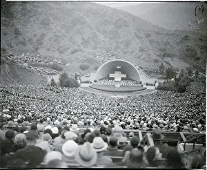 Large Crowd Gathering for Easter Service