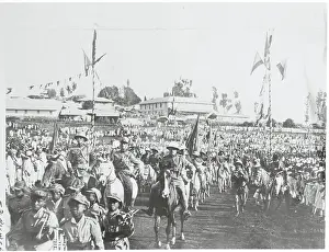 Abyssinia Prints: Large Crowd and Processions for Tafari Coronation