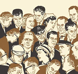 Images Dated 19th January 2015: Large Group of People