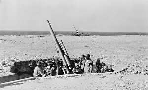 Deceit Prints: Large Italian Guns Positioned Under Ground for Firing