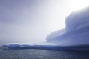 Iceberg Ice Formation Gallery: large, massive, walls, slopes, waterfalls, towers, iceberg, chunks, blue, floating