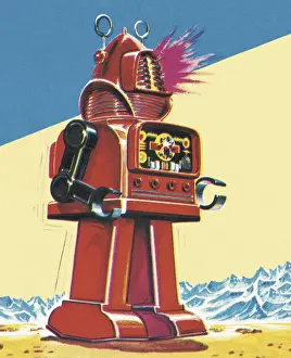 Cyborg Prints: Large Robot