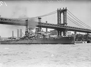 Brooklyn Prints: Large Ship During Christening