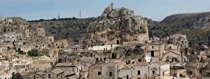 Images Dated 18th August 2016: Large Size Panorama View Of Sassi di Matera, Basilicata Region, Southern Italy